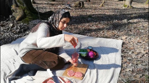 روش پخت کباب ترکی جنگلی. خوشمز...