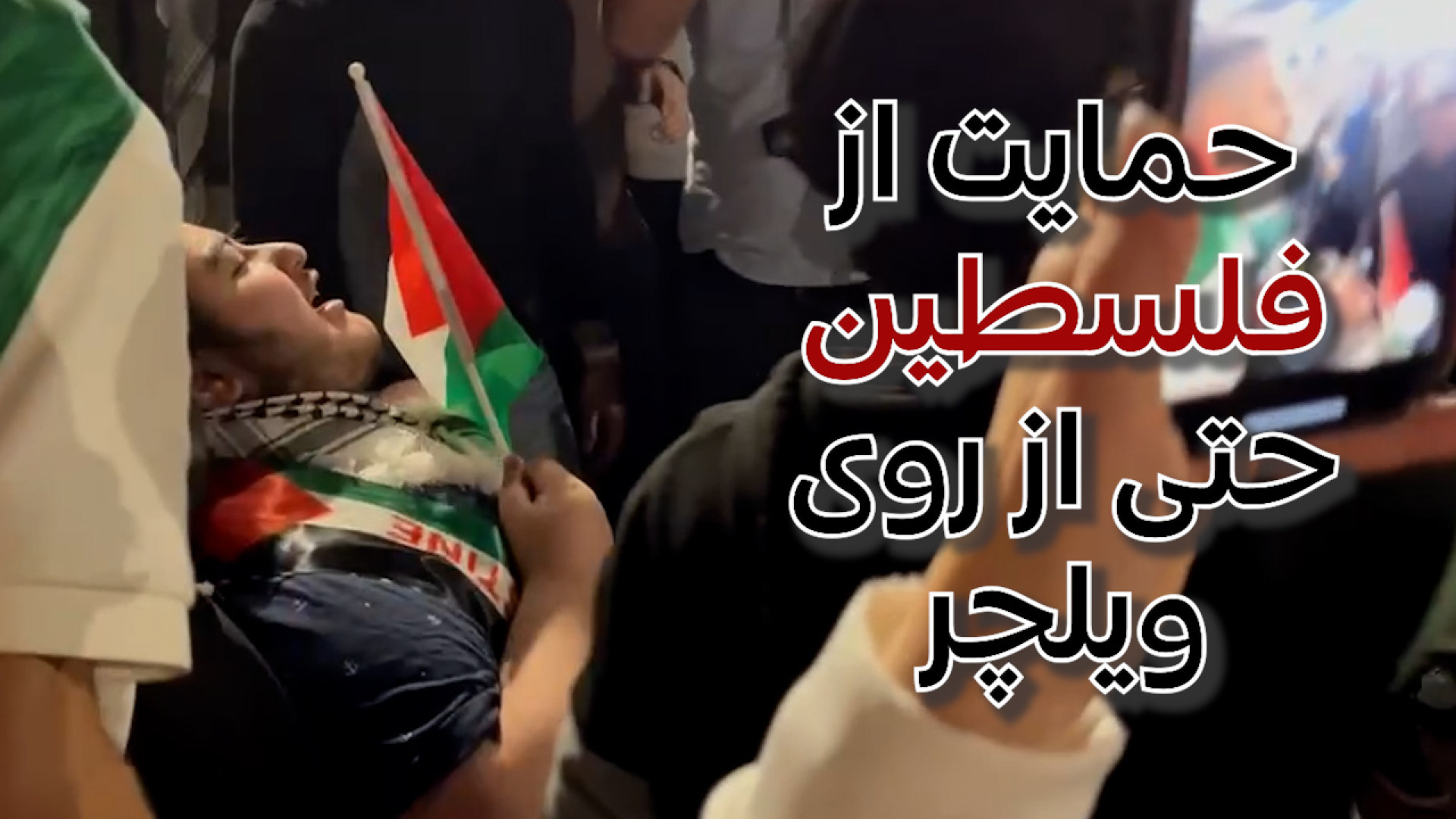 حمایت از فلسطین حتی از روی ویل...