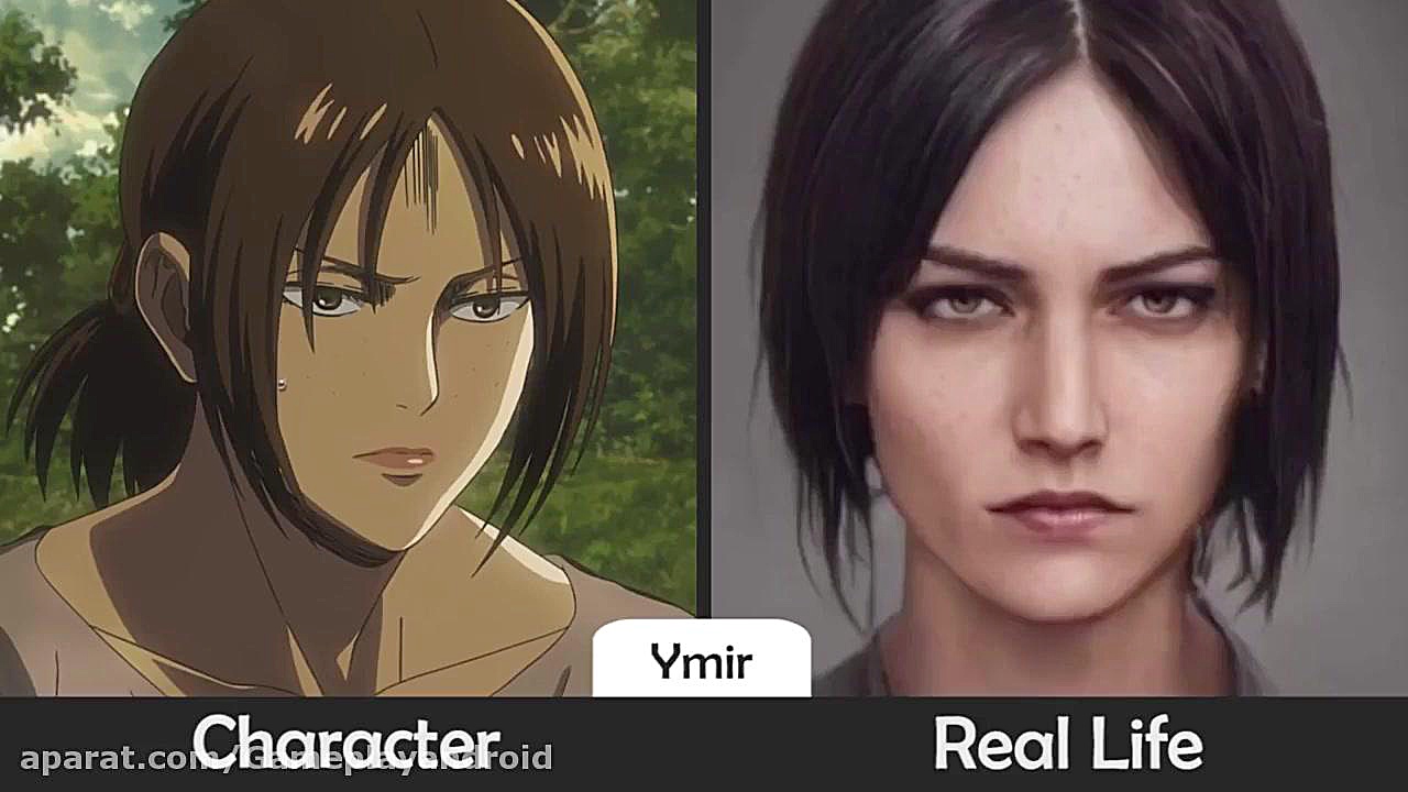 شخصیت های انیمه اتک آن تایتان...