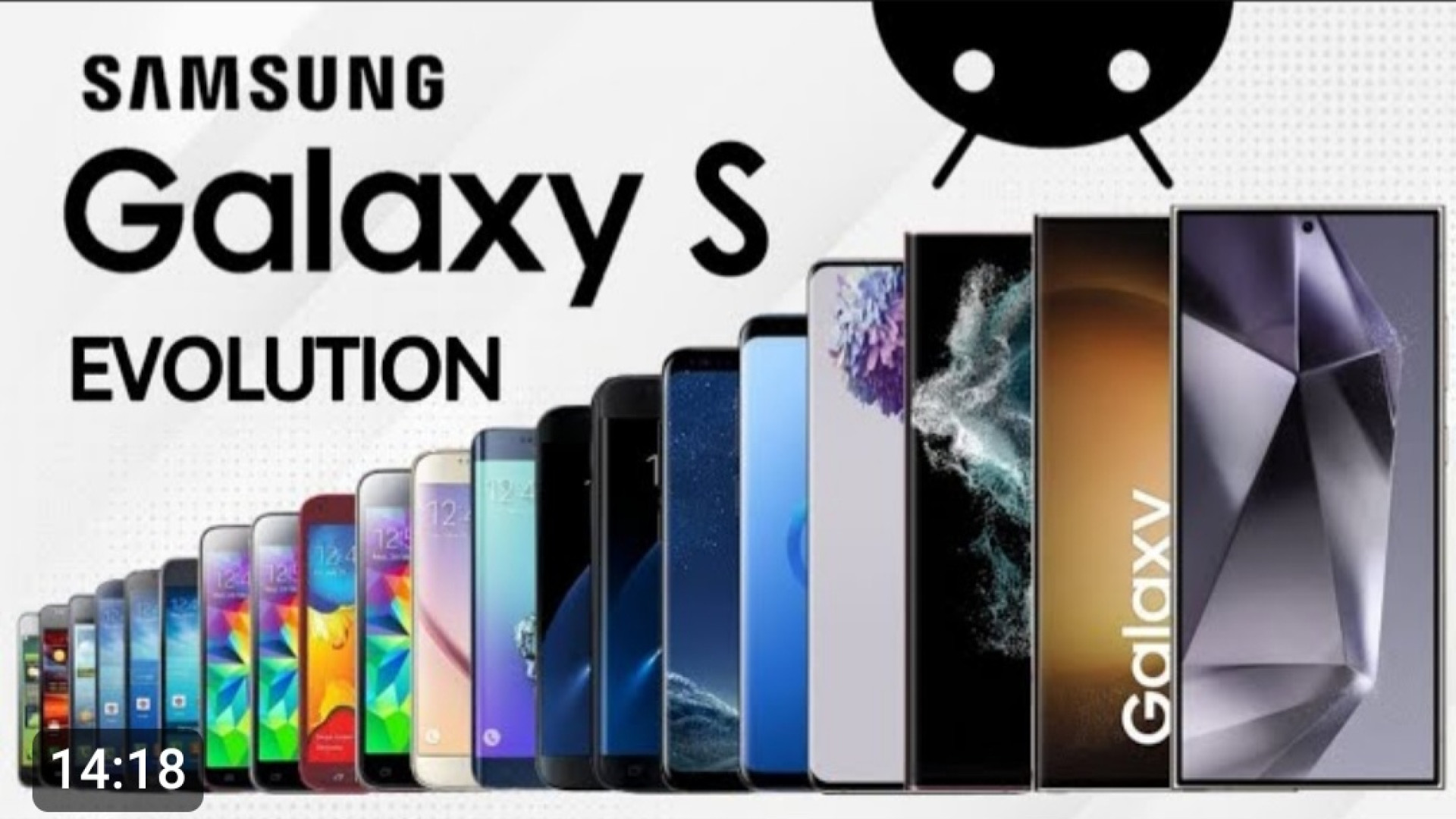 تاریخچه گوشی های سری s سامسونگ از اول تا s24ultra