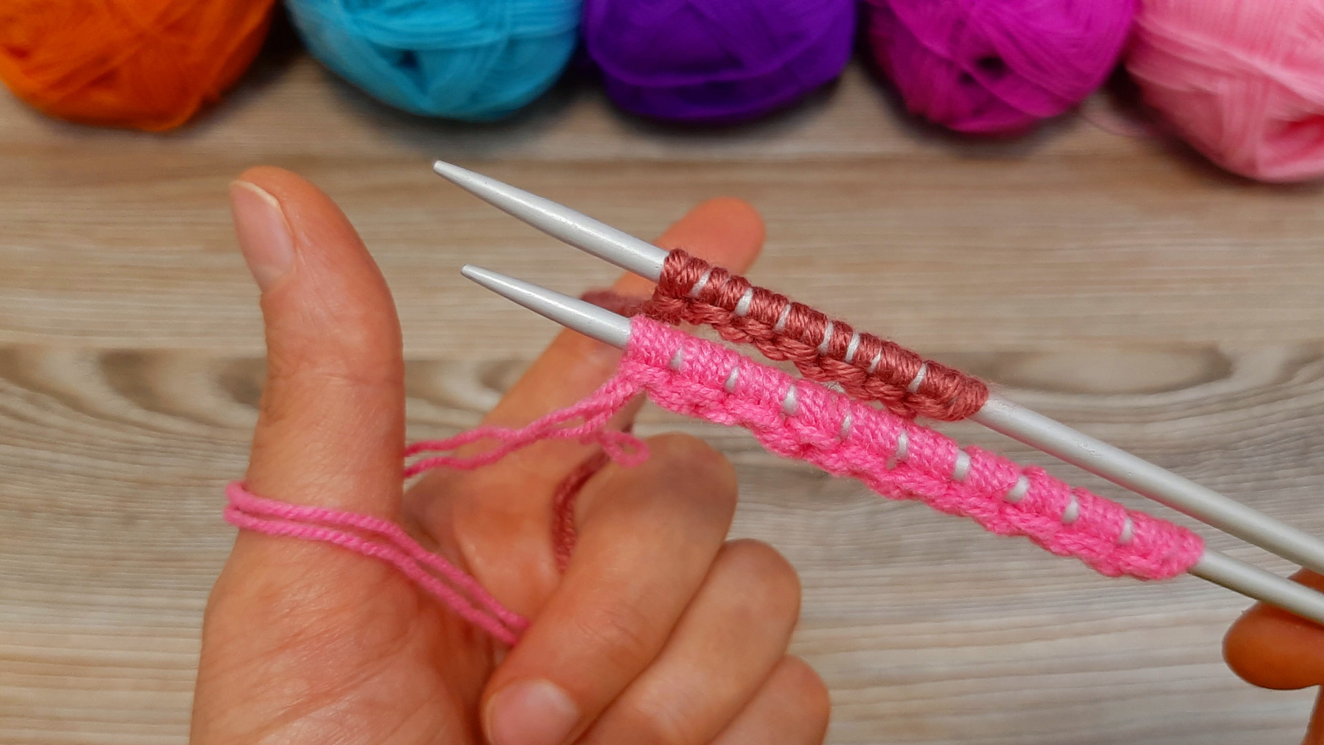 آموزش بافتنی با دومیل برای مبت...