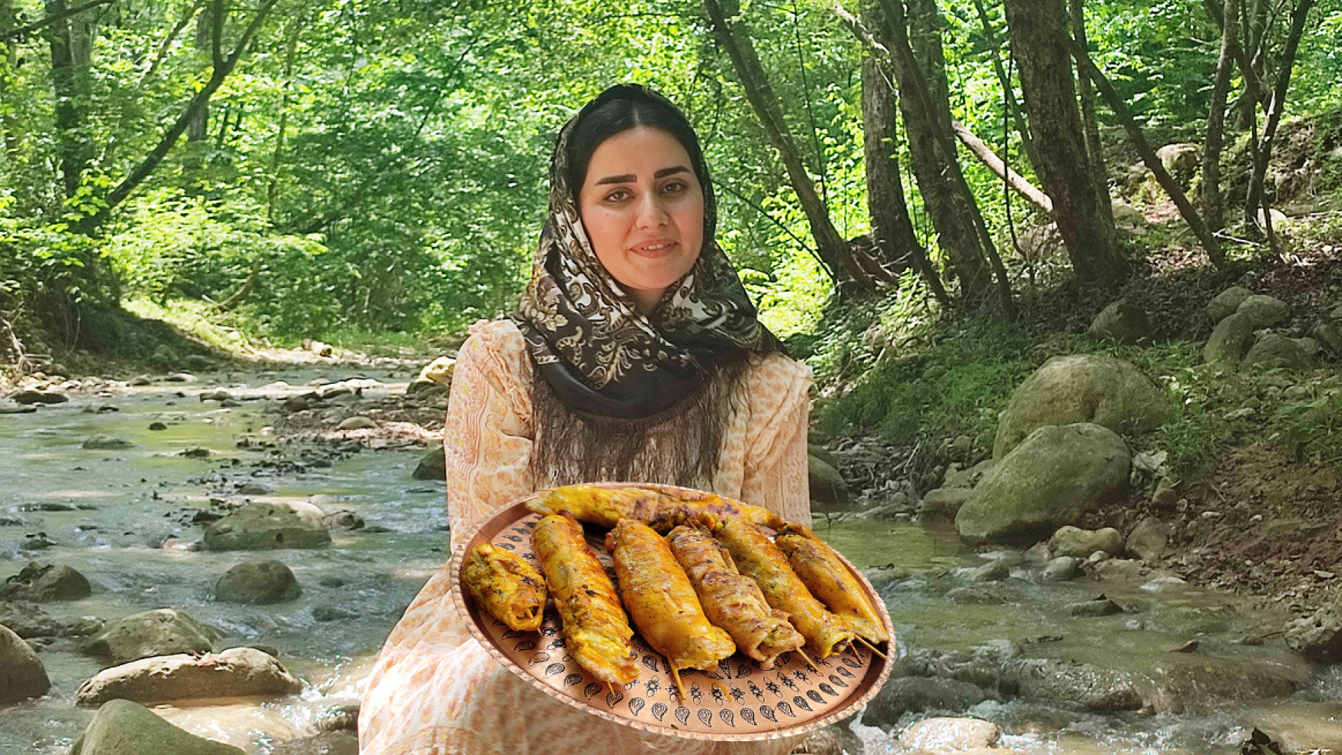 کباب رولی مرغ متفاوت و خوشمزه