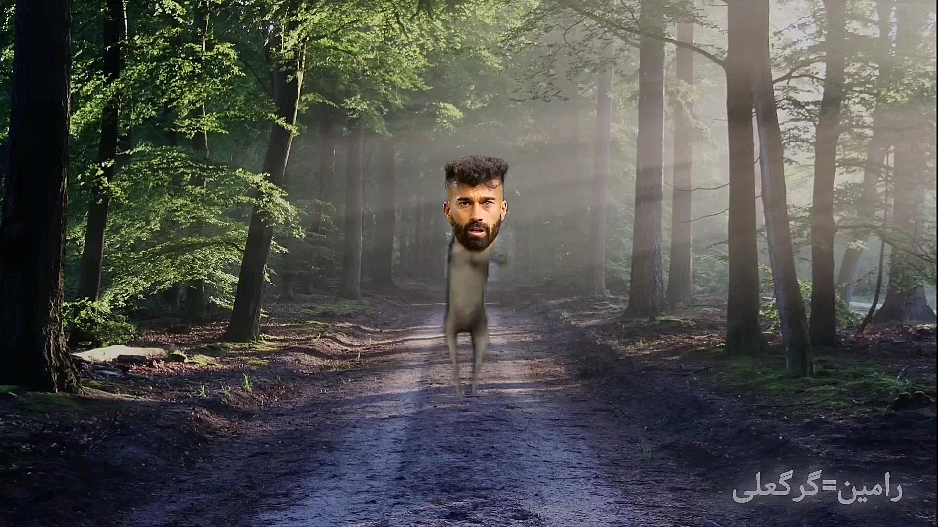 میم رقص رامین رضاییان با آهنگ...