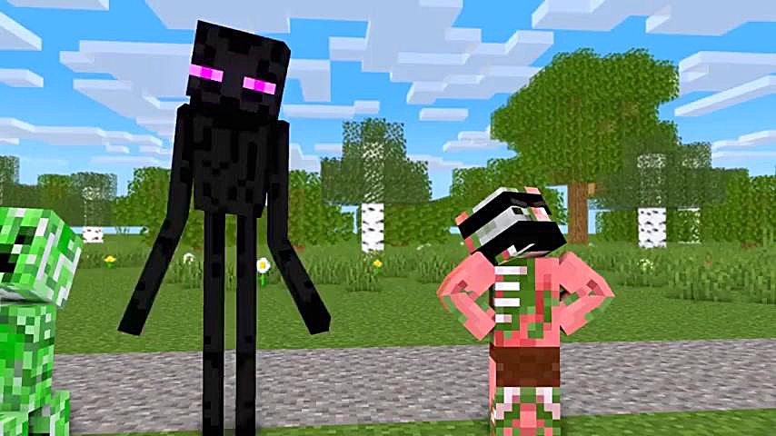 مدرسه هیولا ها ماینکرافت ماین...