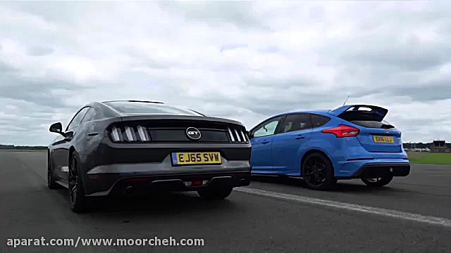 درگ ریس فورد موستانگ و فورد فو...