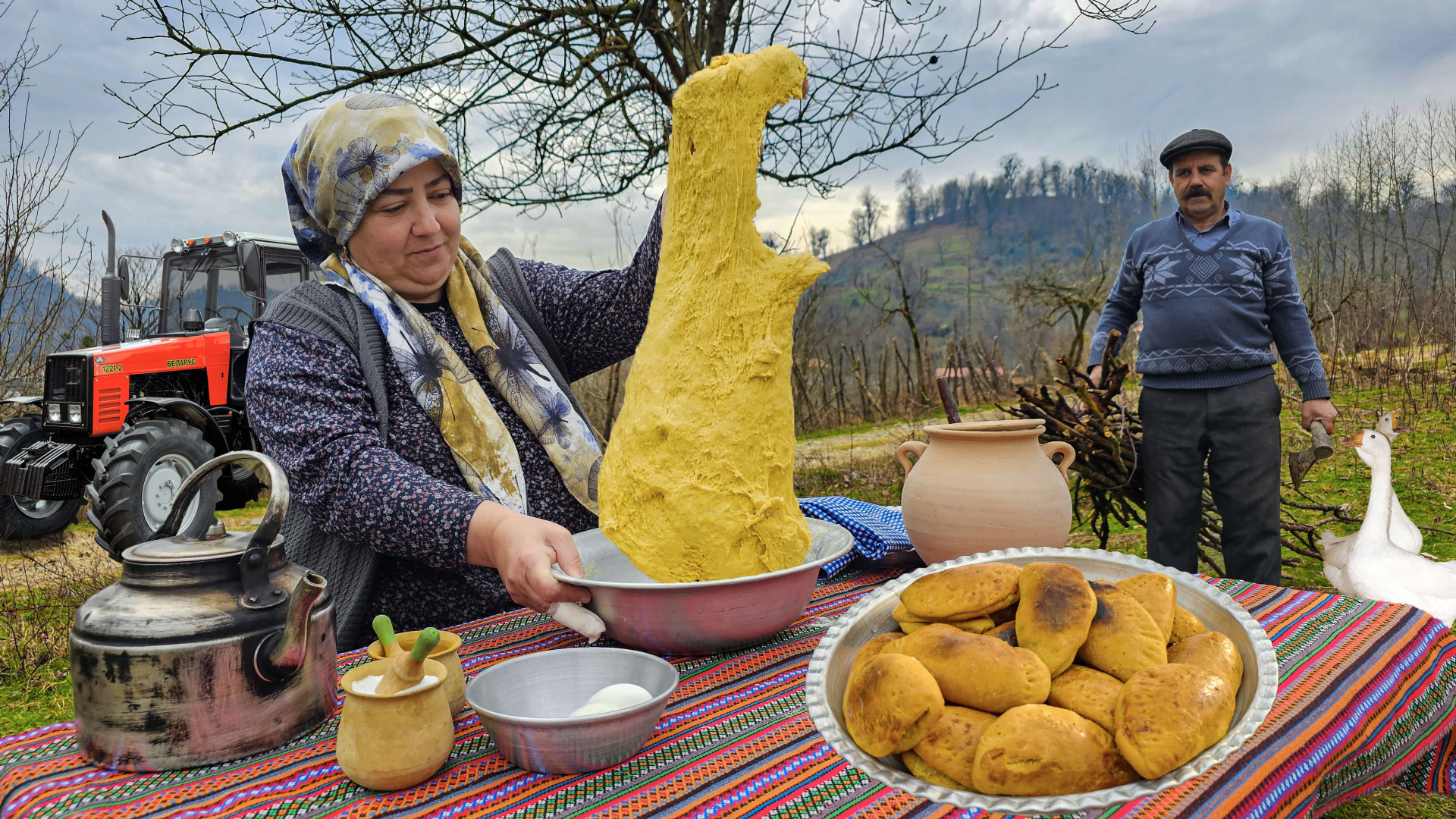 درست کردن فتیر در 10 دقیقه  زن...