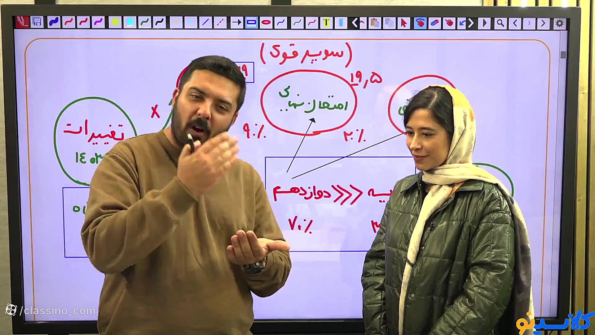 جلسه سوم کلاس مشاوره و برنامه...