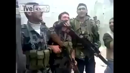 روحیه سربازان سوری , یا علی گو...