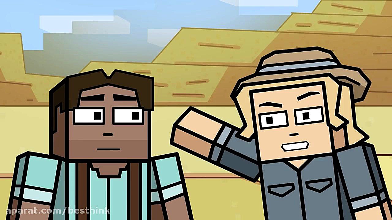 انیمیشن ماینکرافت  خنده دار