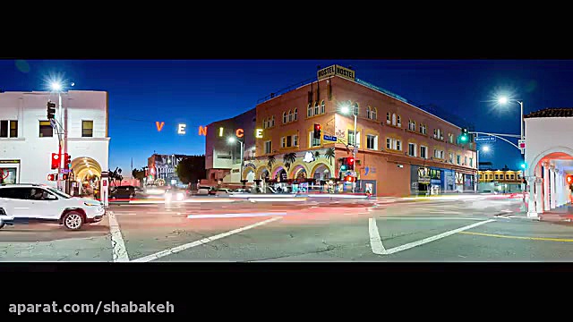 یک تصویر تایم لپس پانورامای بی...