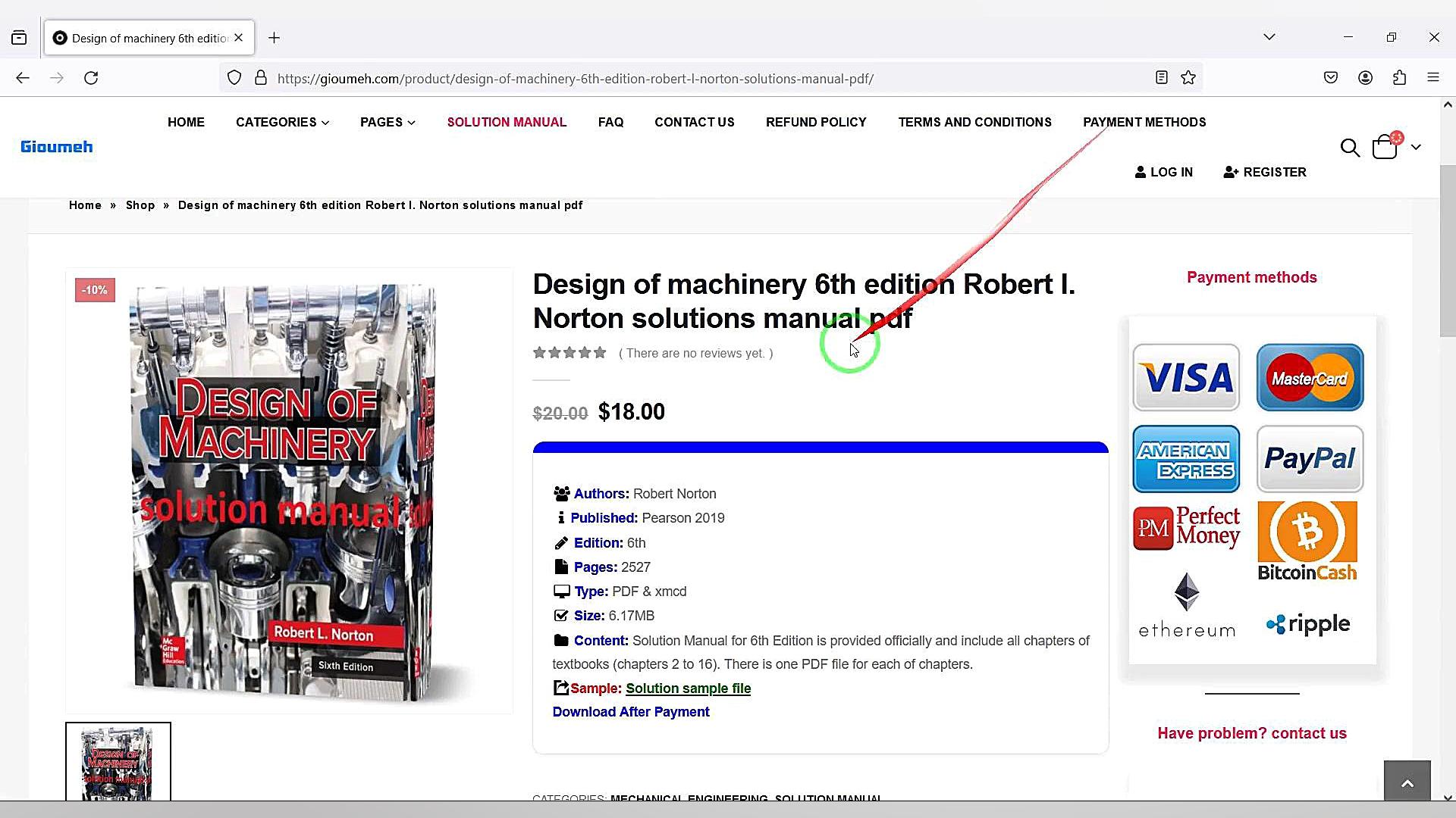 Design of machinery 6th edition robert l norton solutions manual pdf