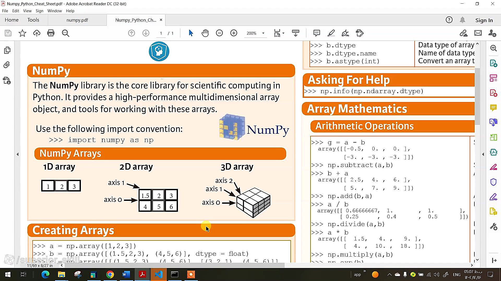 تحلیل داده با پايتون قسمت هفتم- کتابخانه Numpy