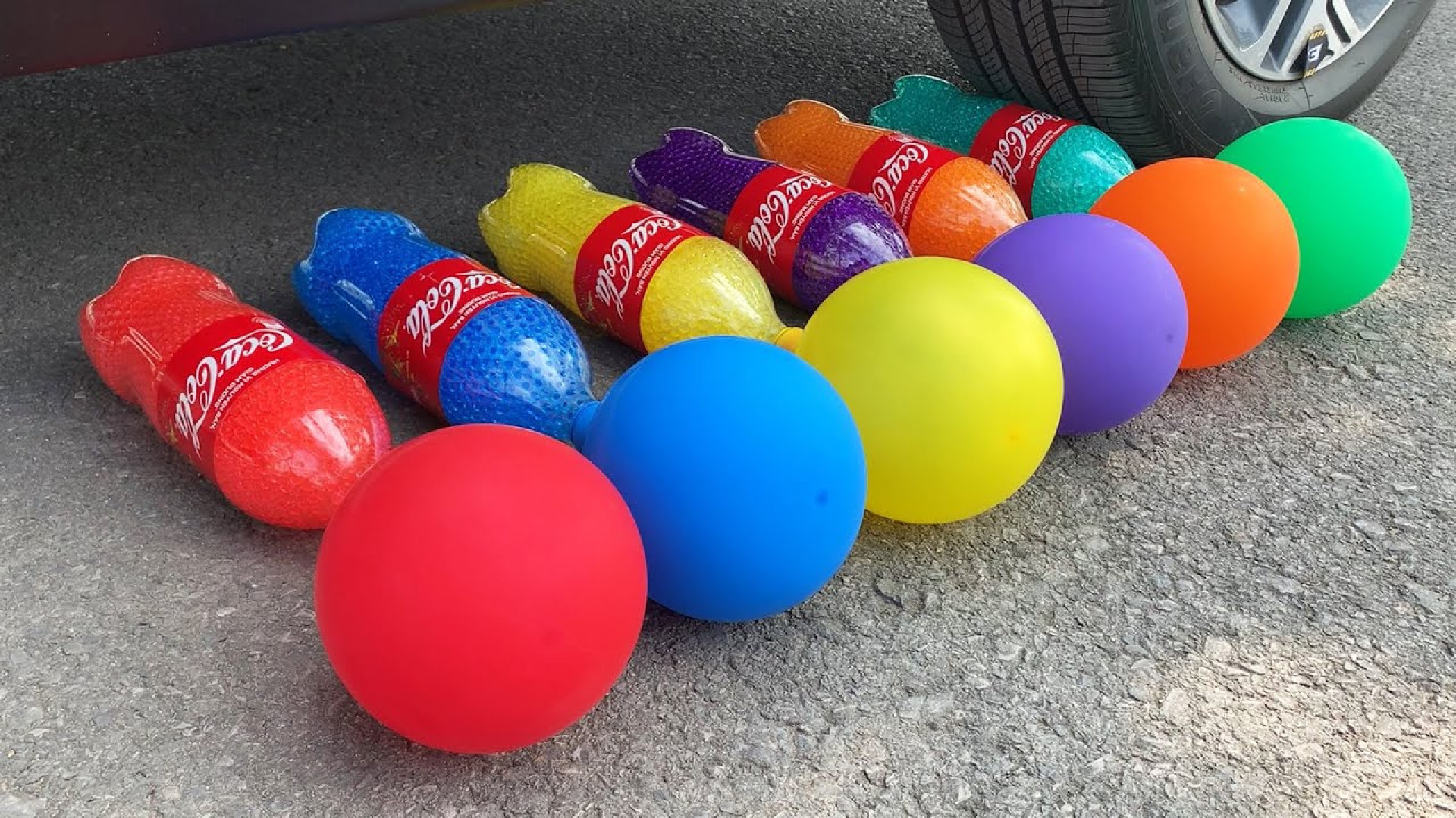 Experiment Coca Cola Vs Fanta Vs Orbeez Vs Mentos 