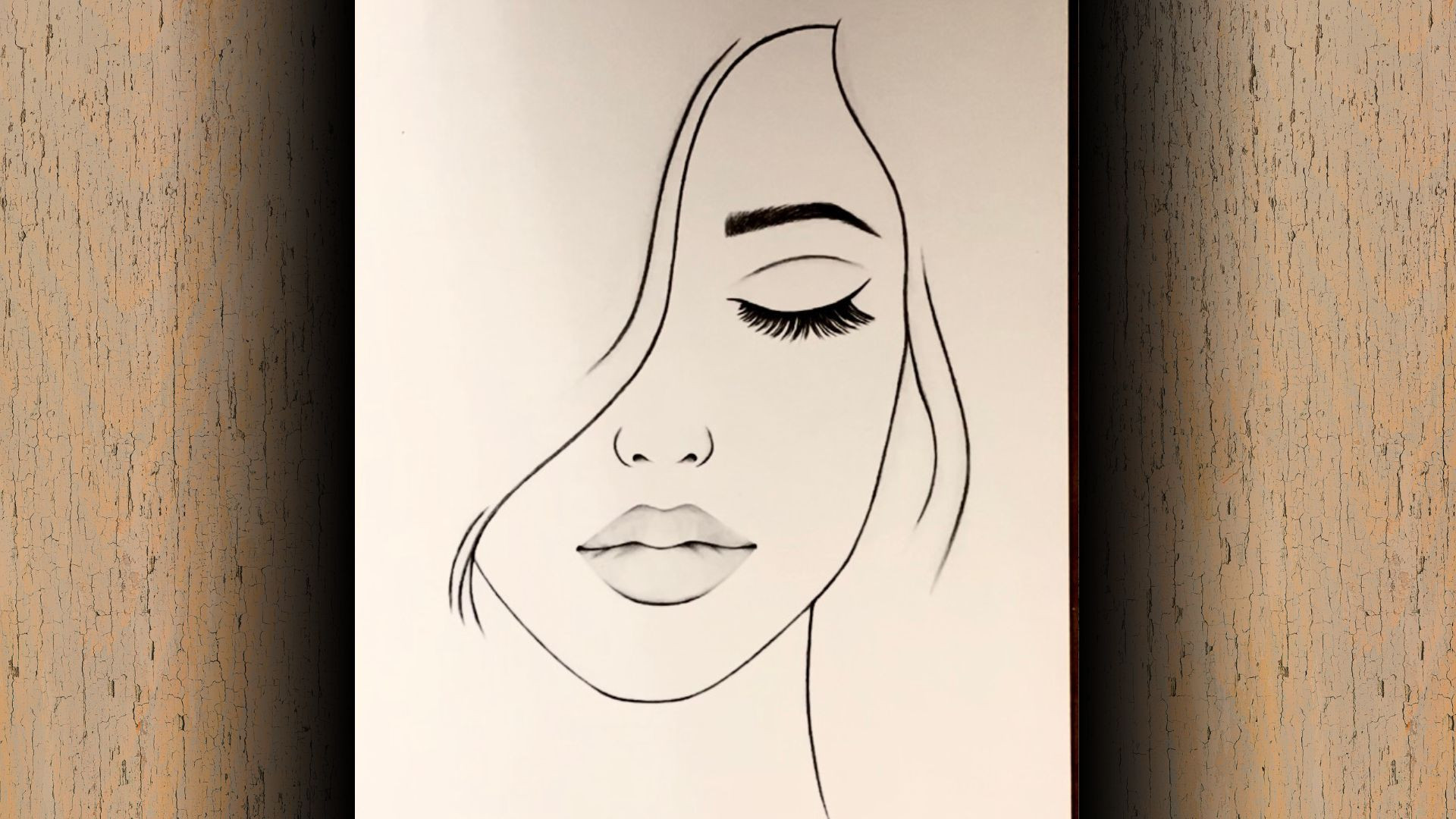 آسان ترین روش طراحی چهره با مداد / آموزش نقاشی آسان و حرفه ای / مدل ...