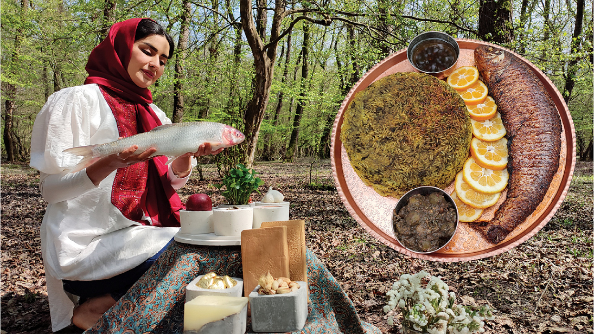 غذای معروف عید نوروز سبزی پلو...