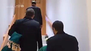 حرم رضوی سیاه پوش شد