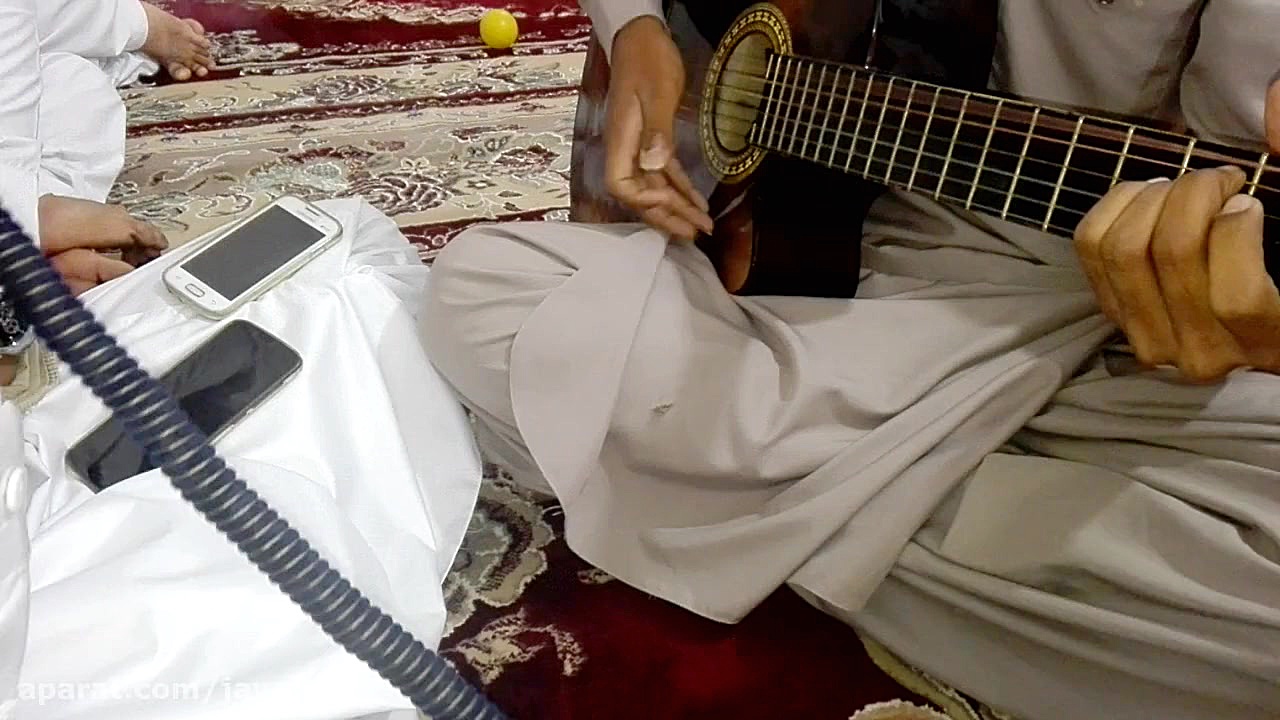 آهنگ بلوچی با گیتار من چاران ت...