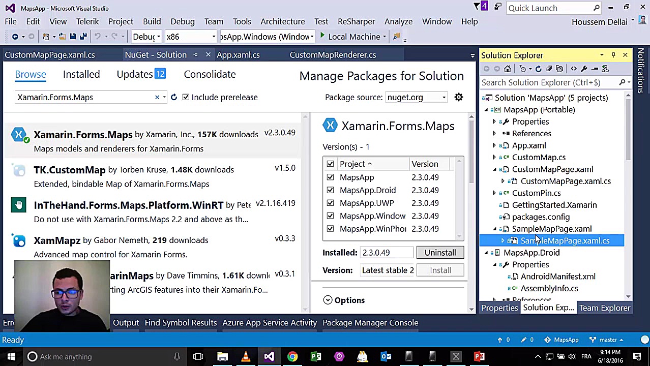 Using Maps with Xamarin Forms