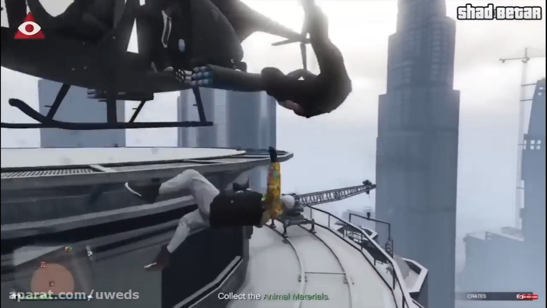 سعی کن نخندی در جی تی ای با آب...