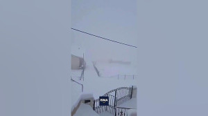 برف سنگین بهاری جواهردشت را سف...