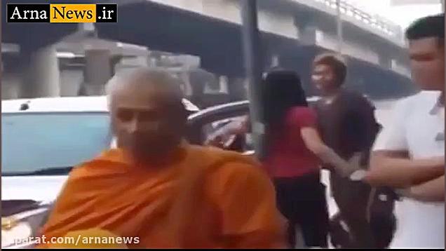 حمله زن به شوهر شراب خوار با س...