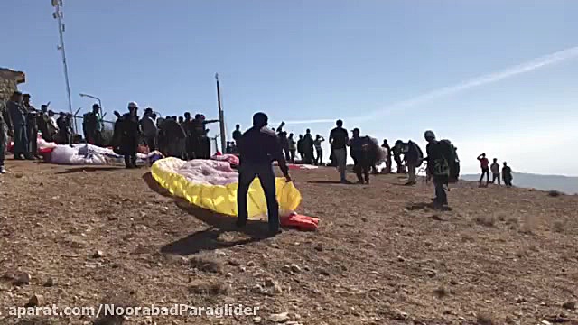 تیک آف در روز مسابقه هدف زنی ا...