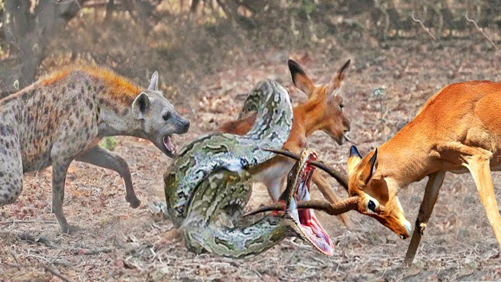 Horror...Python Was Pierced By Impalas Sharp Horns And The Profiteer ...