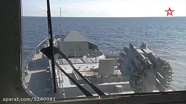 لحظه شلیک موشک های کروز کالیبر...