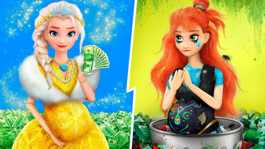 انیمیشن السا و آنا فروزن - آنا و السا فروزن - نخ های جادویی پرنسس ...