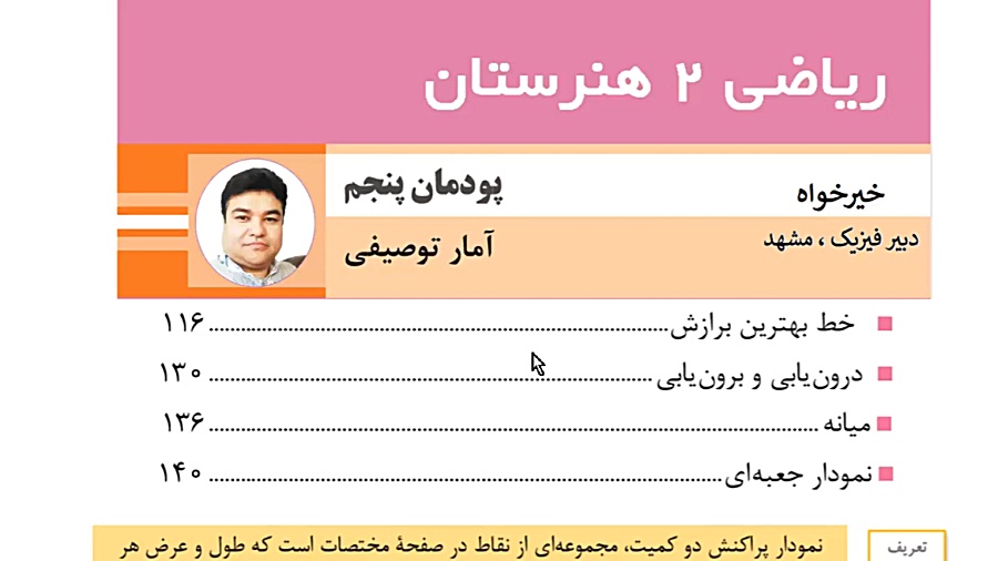 پودمان ۵ ریاضی یازدهم هنرستان