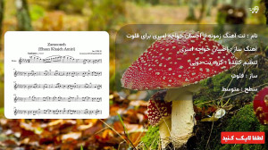 نت آهنگ زمونه از احسان خواجه ا...