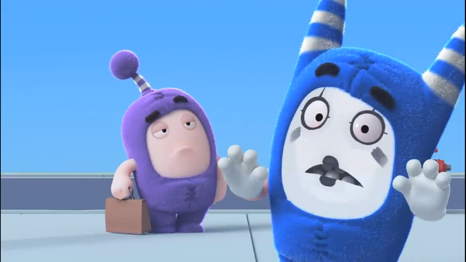 کارتون اودبودز داستان Mime