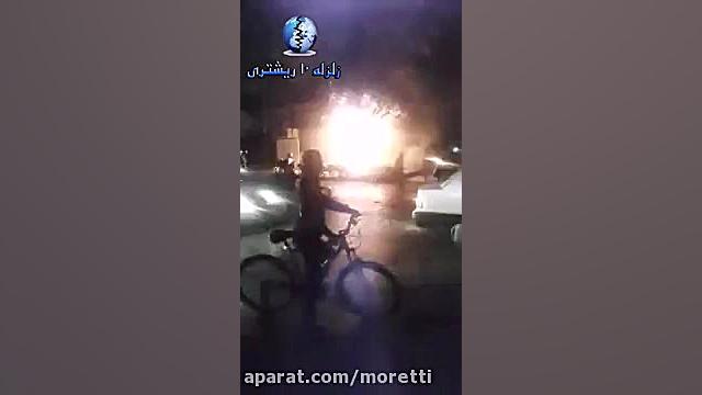 آتش سوزی مهیب در مشهد