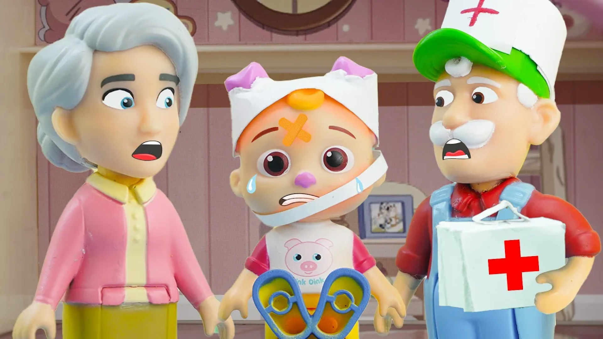 The Boo Boo Song Grandparents Version | Cocomelon Toy Nursery Rhymes ...