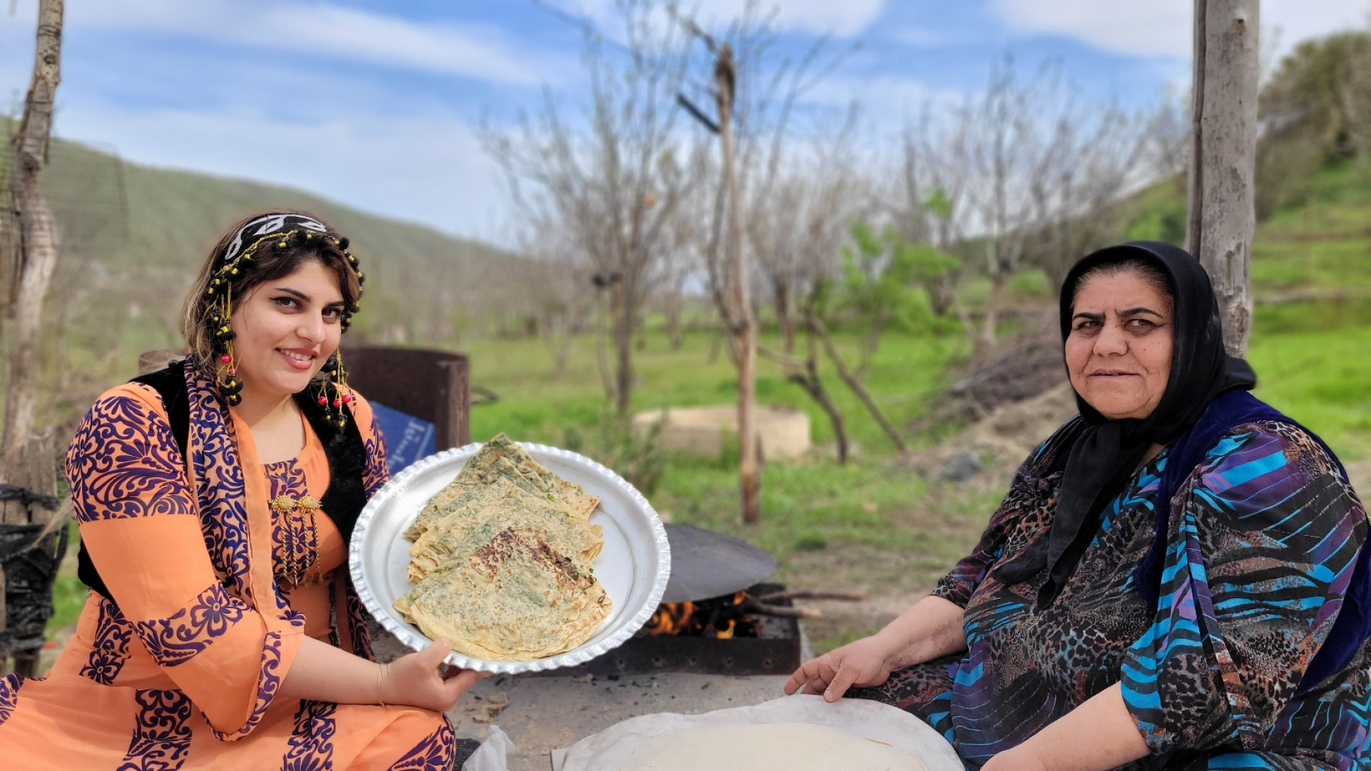 پخت کلانه کردی به سبک مادربزرگ...