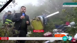 تصاویر بالگرد حامل رئیس جمهور...