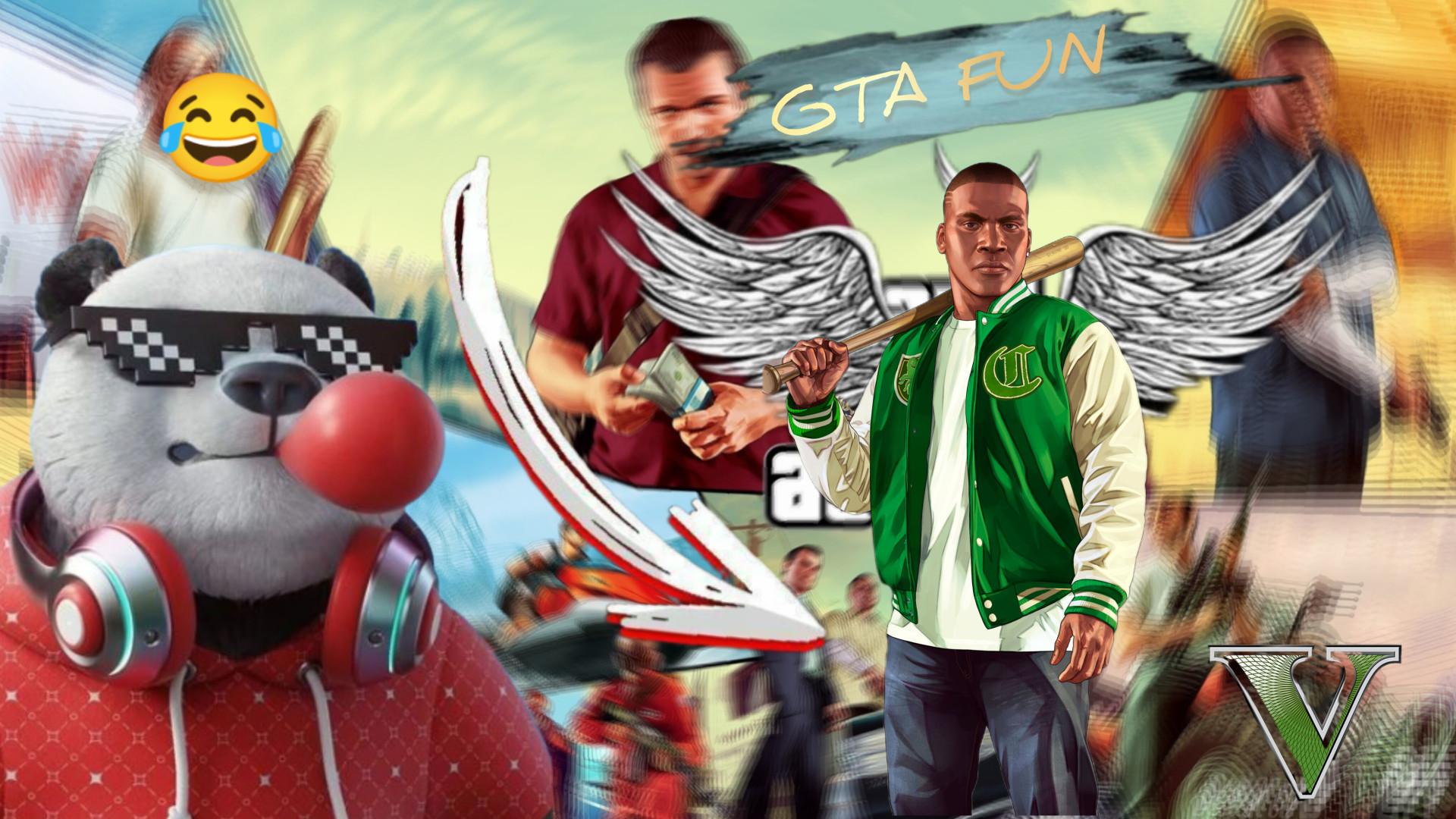 جی تی ای خنده دار  ادیت خنده د...