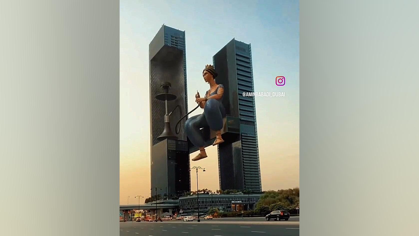 تبلیغات جالب در دوبی