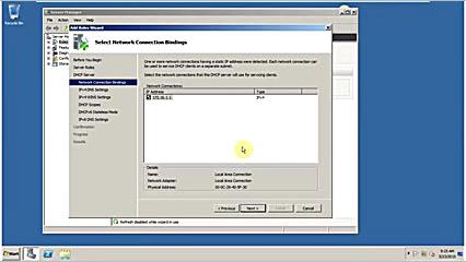 آموزش نصب و تنظیم dhcp server...