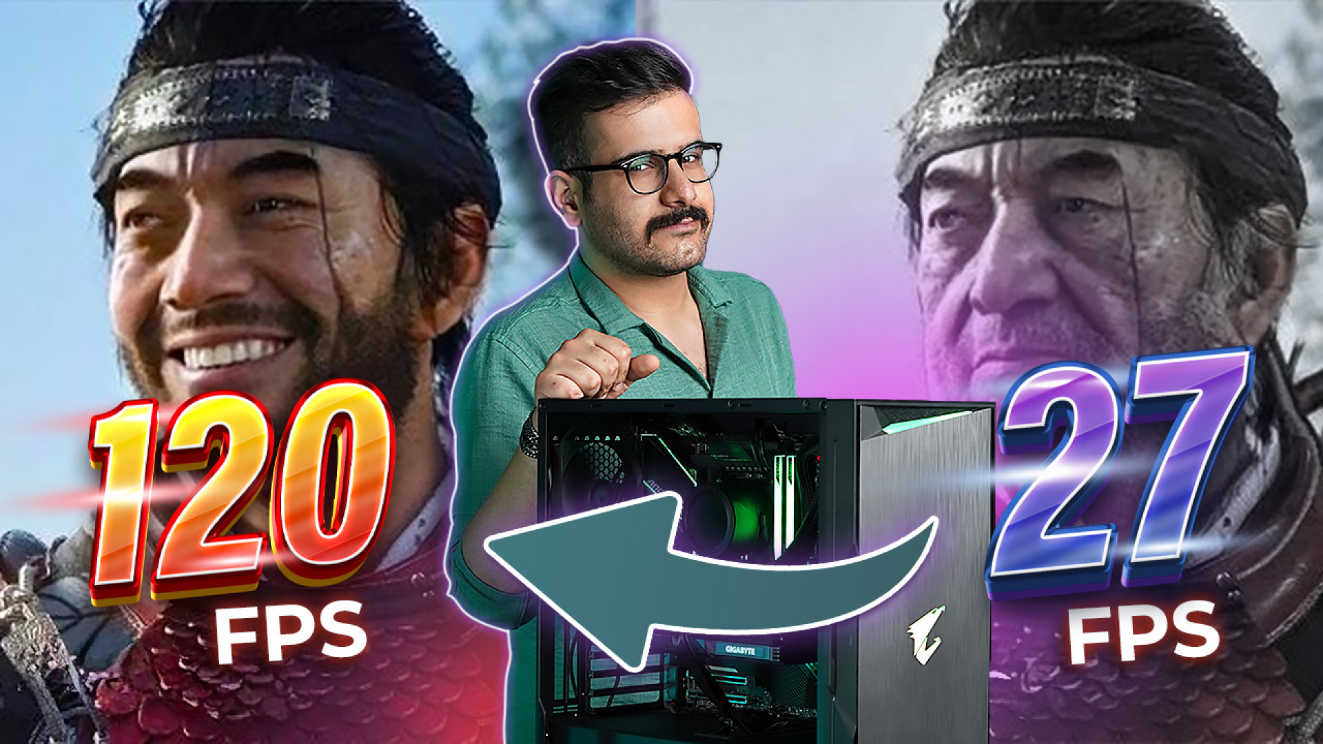 تست و بنچمارک گوست آو سوشیما...