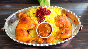 راز زرشک پلو با مرغ زعفرانی و...