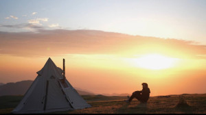 کمپینگ در زیر کهکشان راه شیری...
