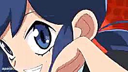 دختر کفشدوزکی به سبک انیمه ای