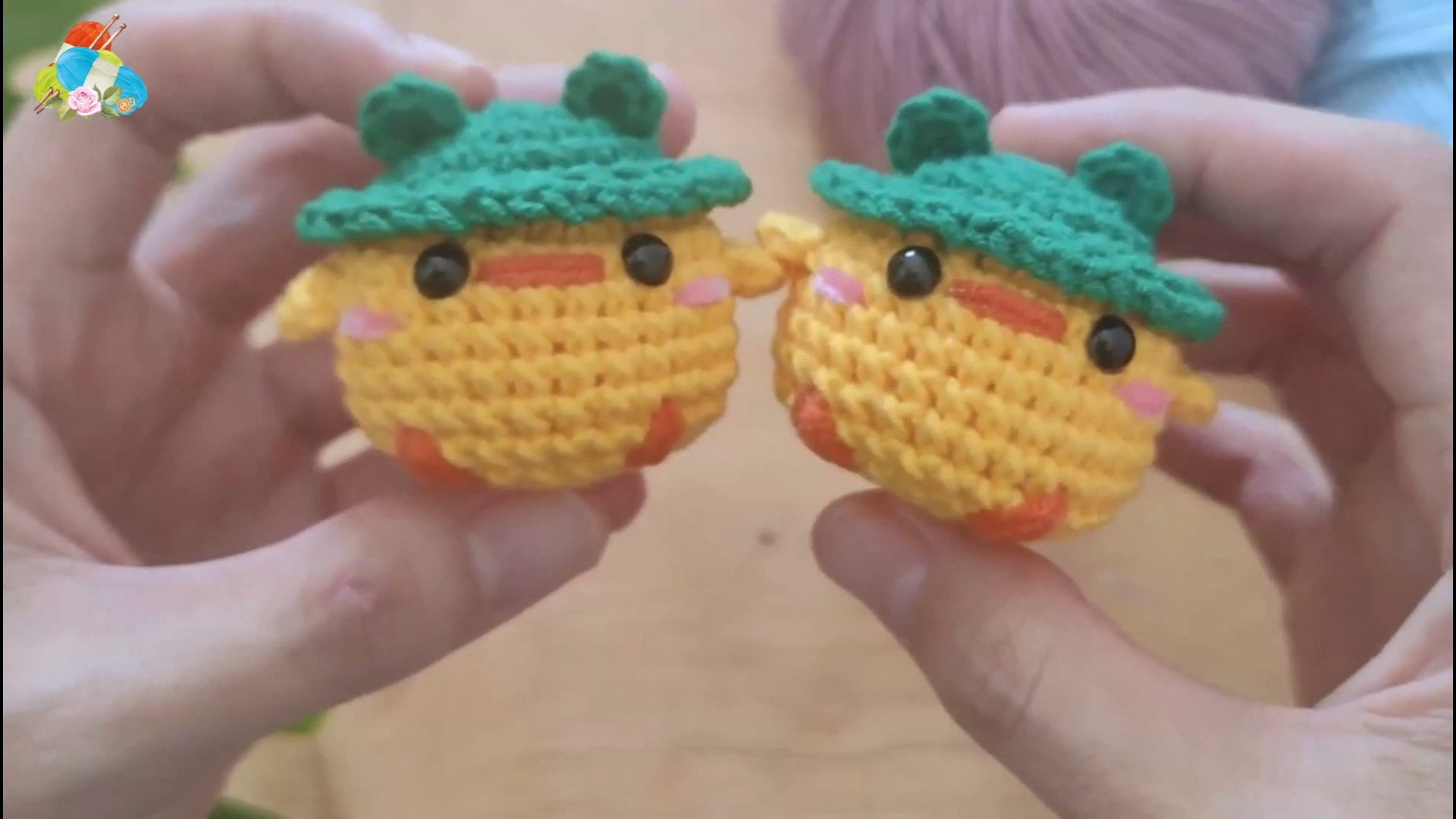 آموزش بافت جاسوئیچی اردک بامزه...