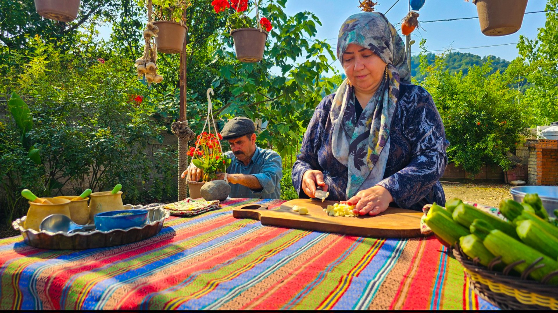 کشک کدو روستایی  زندگی روستایی...