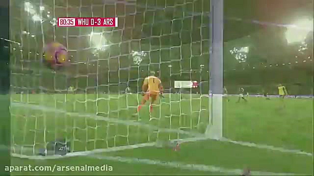 گل های بازی آرسنال 5  1 وستهام...