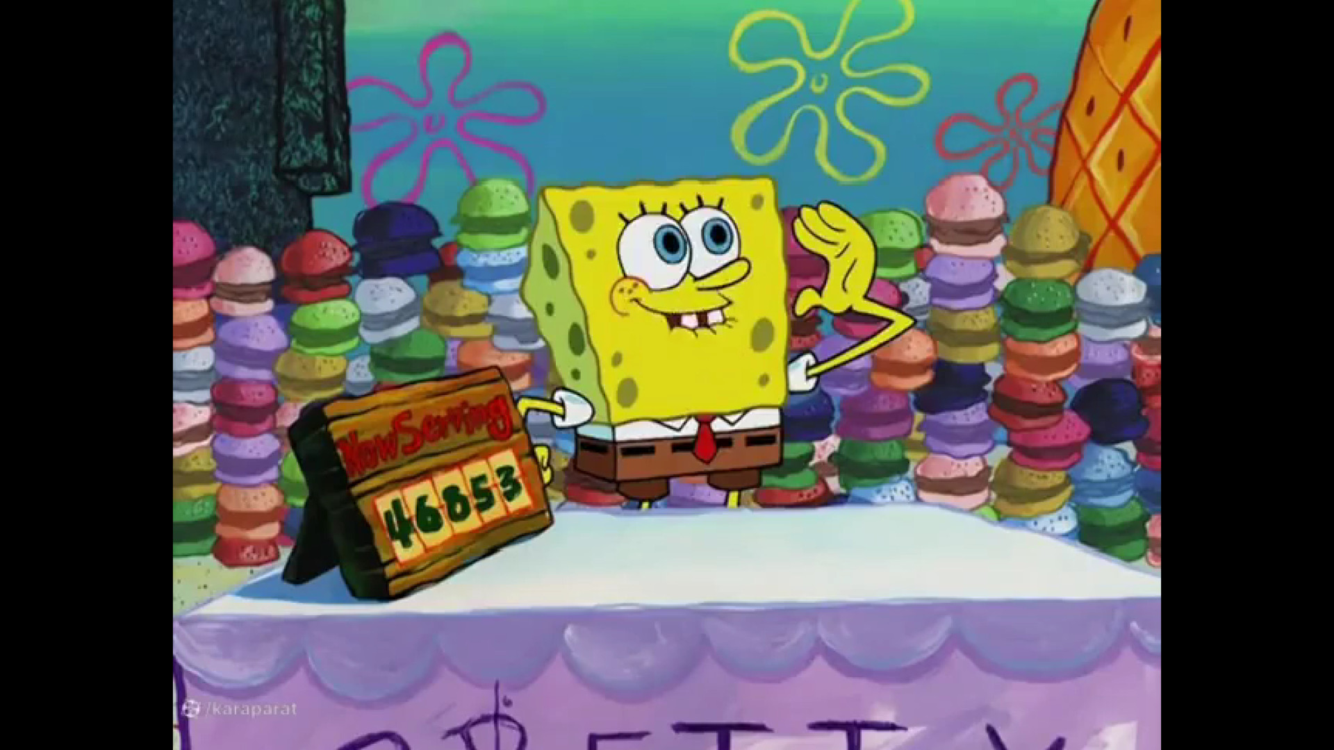 باب اسفنجی قسمت جنجال همبرگر