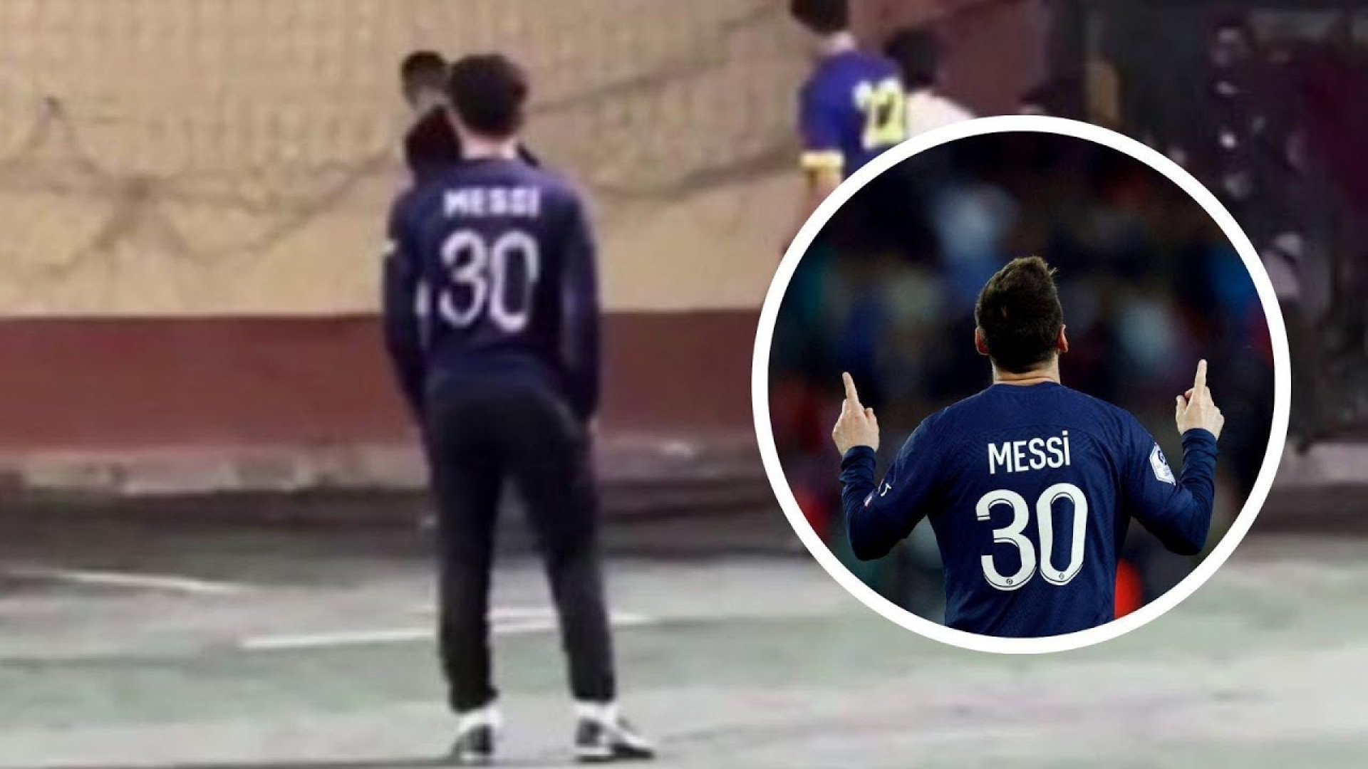 بازیکنی که به شدت شبیه مسی باز...