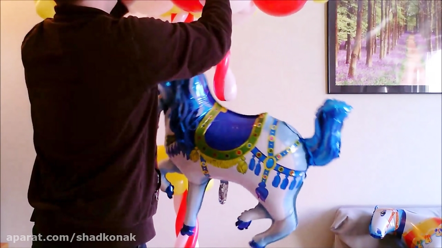 بادکنک آرایی مخصوص تم تولد کرا...