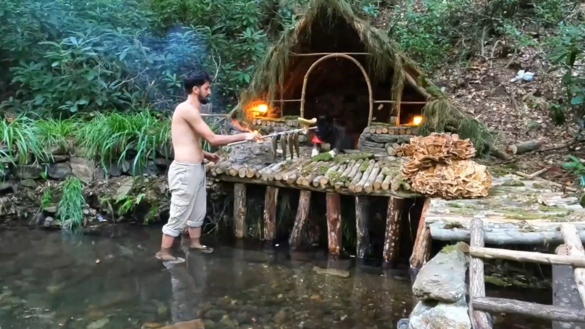 کمپینگ و ساخت کلبه اسرار آمیز...